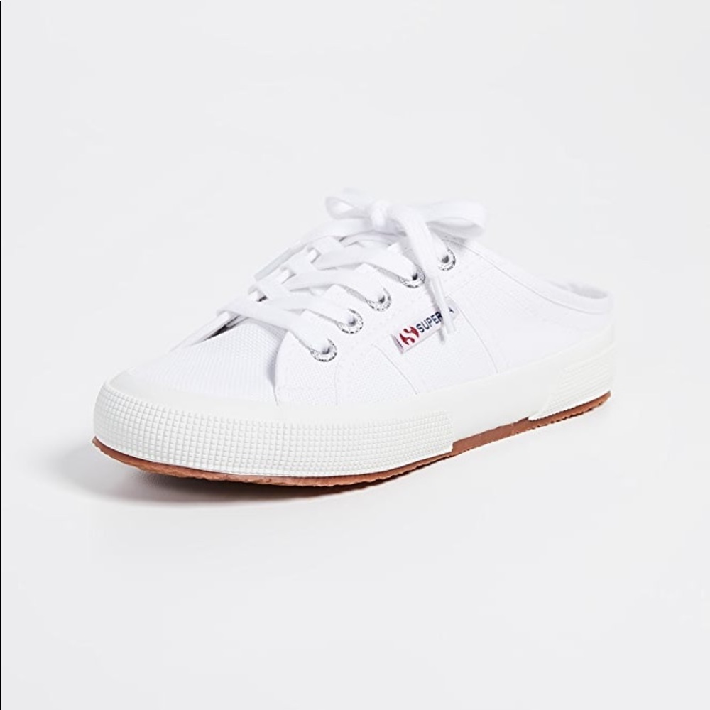 Superga 2402 COTW WHITE mule sneakers in white
